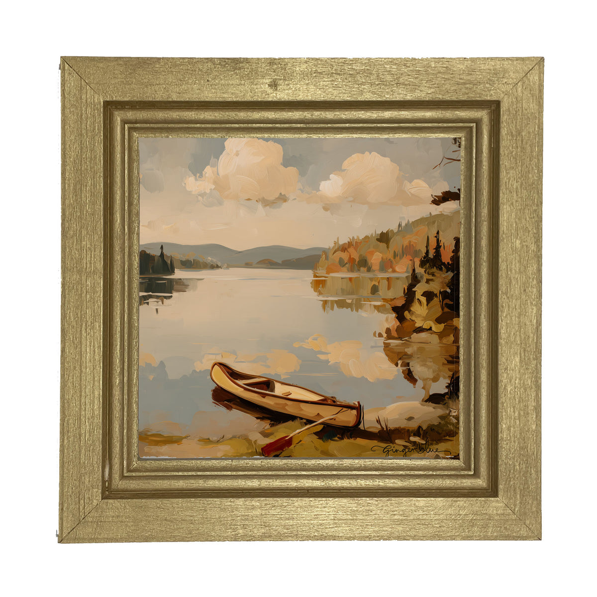 Adirondack Canoe - Framed Art