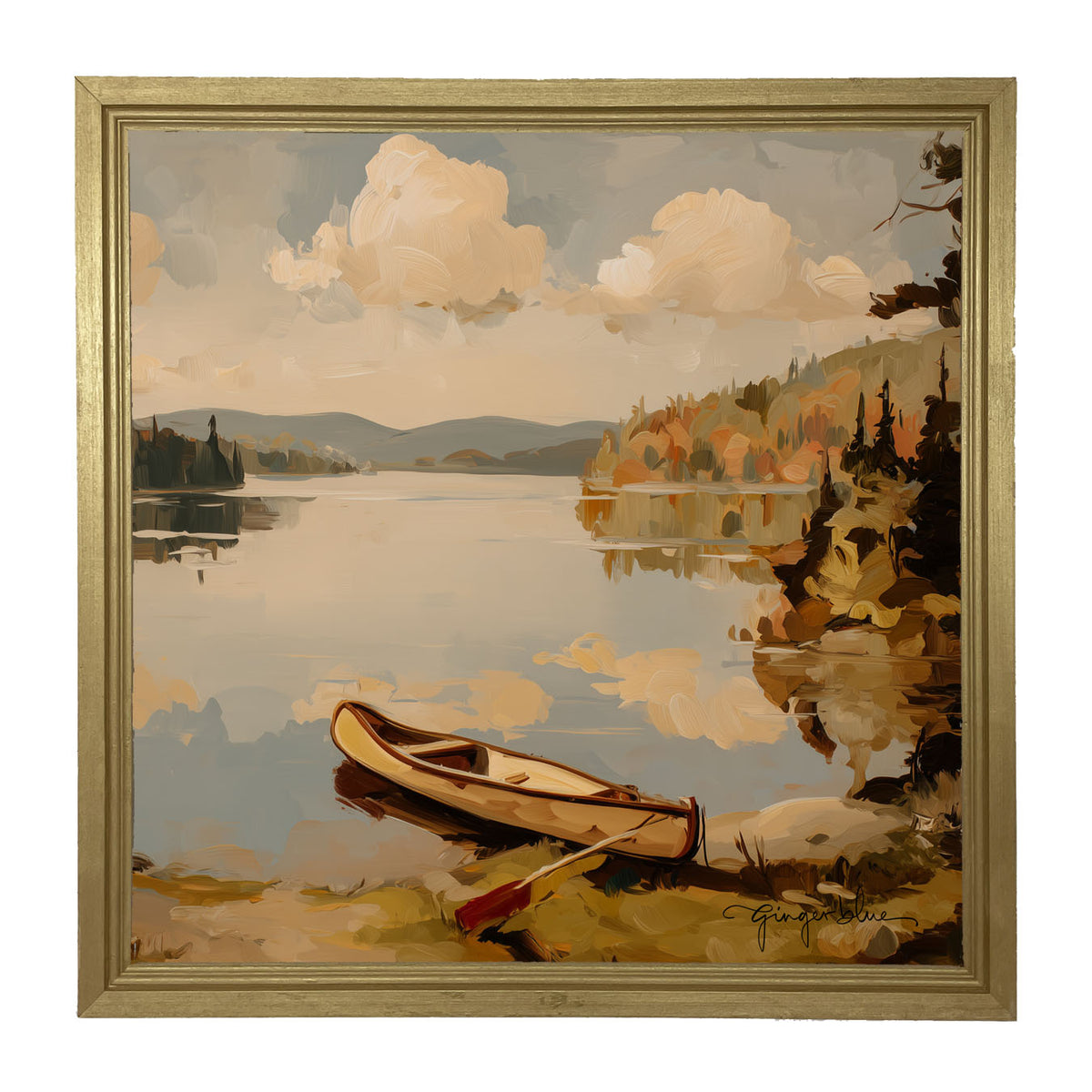 Adirondack Canoe - Framed Art
