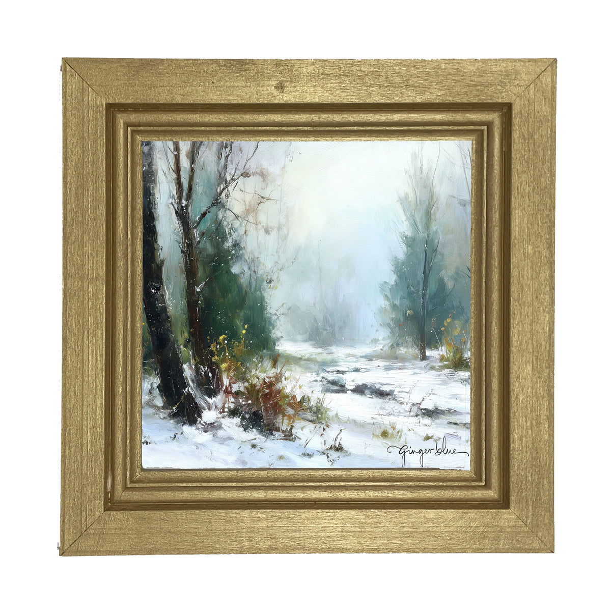 Snowy Forest - Framed Art