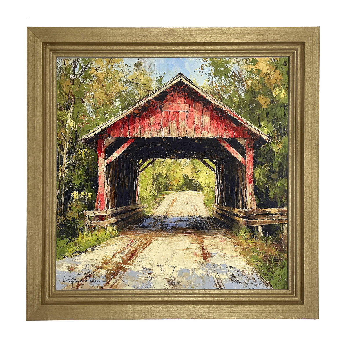 Covered Bridge - Framed Art