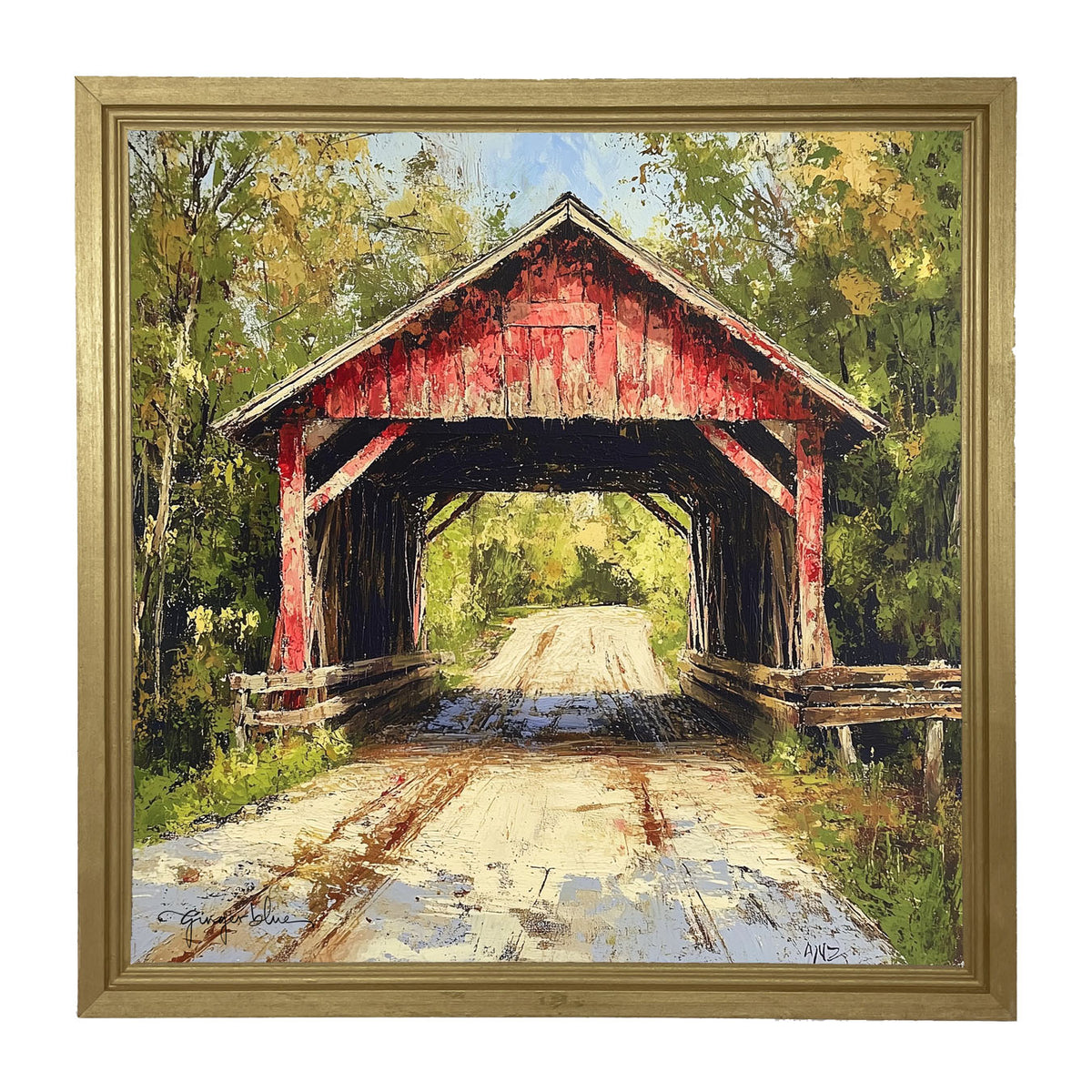 Covered Bridge - Framed Art