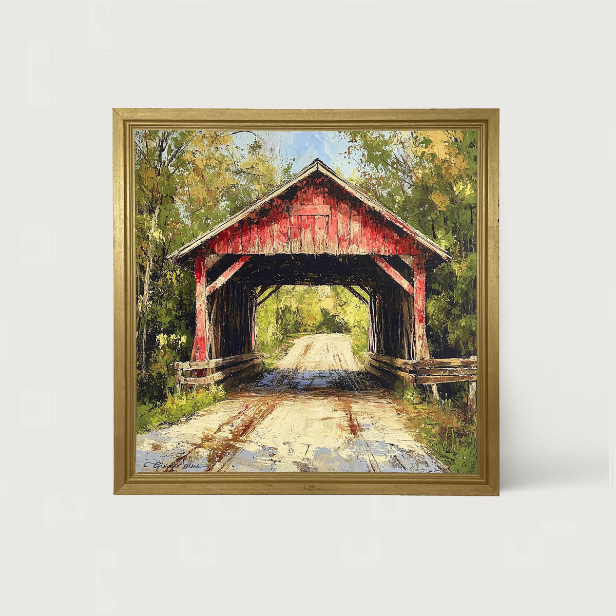 Covered Bridge - Framed Art