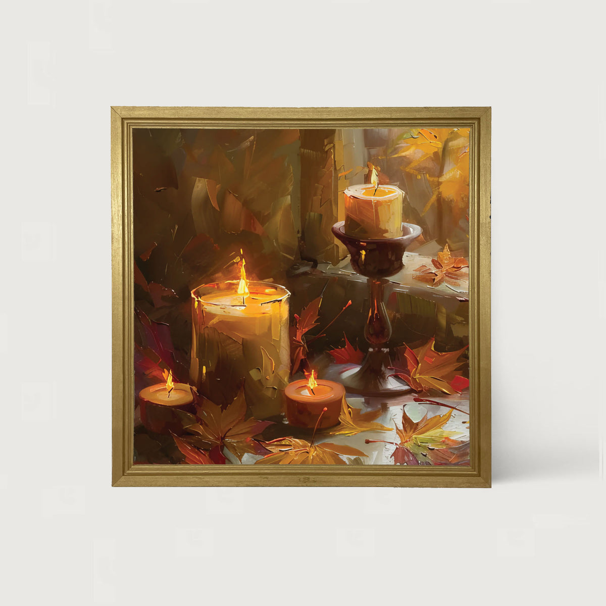 Candles and Leaves