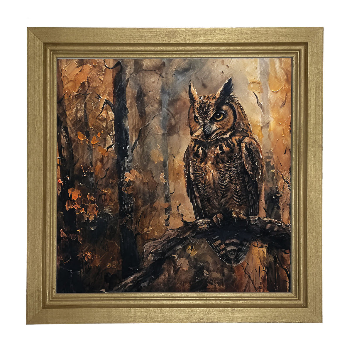 Rustic Owl - Framed Art