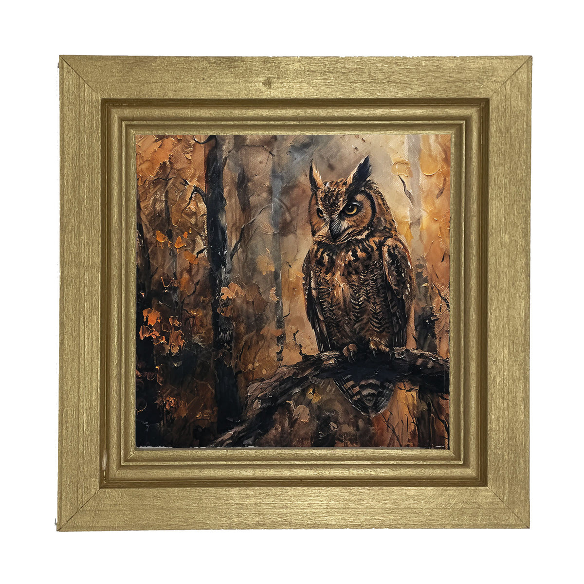 Rustic Owl - Framed Art