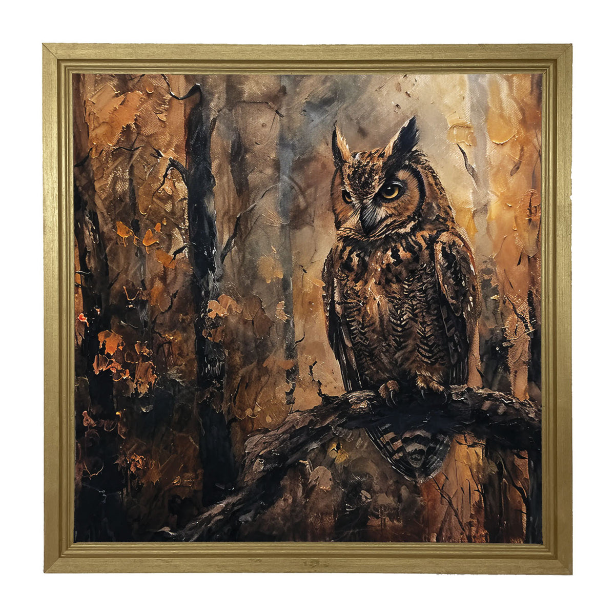 Rustic Owl - Framed Art