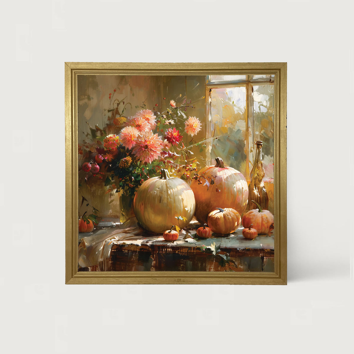Farm Window Pumpkins