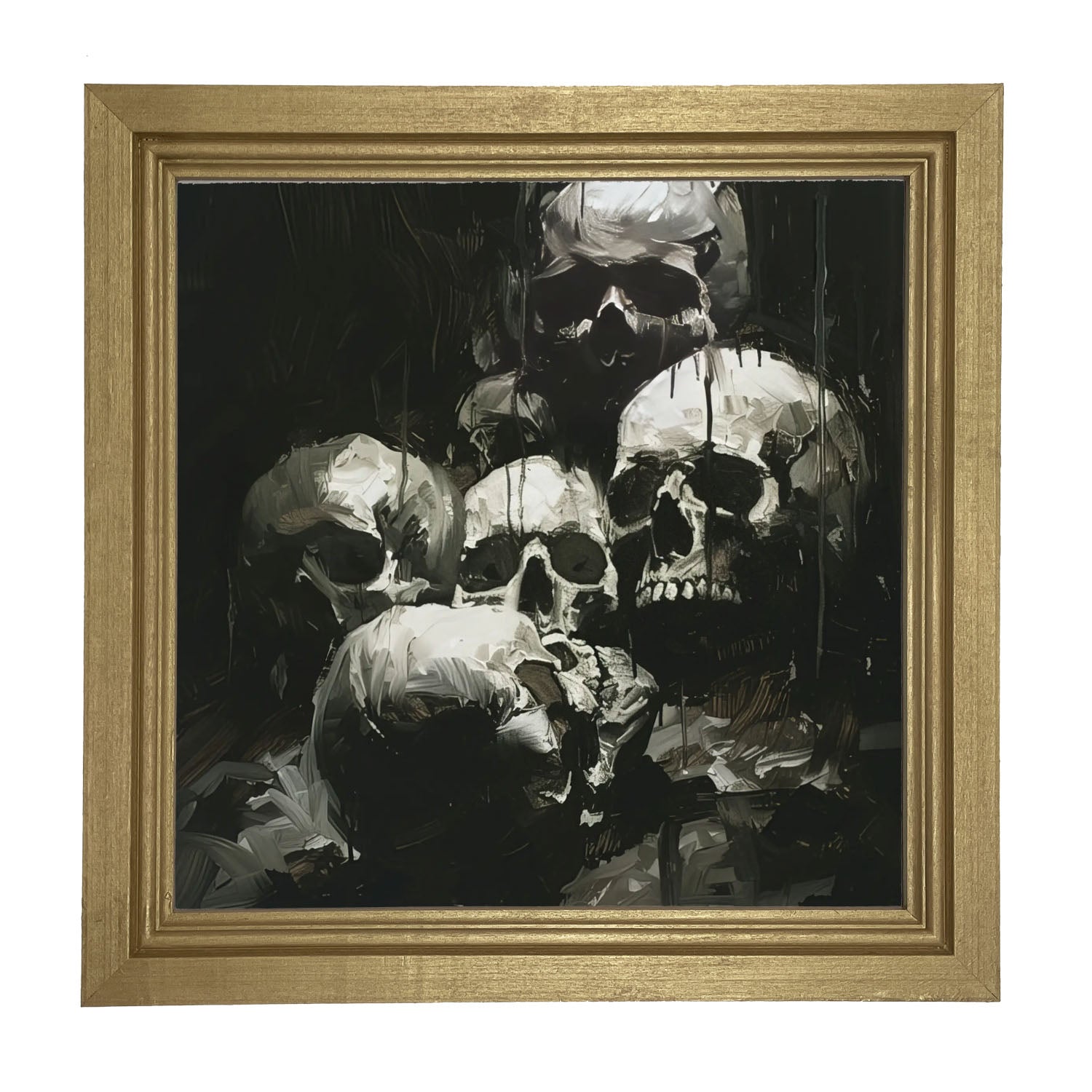 Spooky Skulls - Framed Art