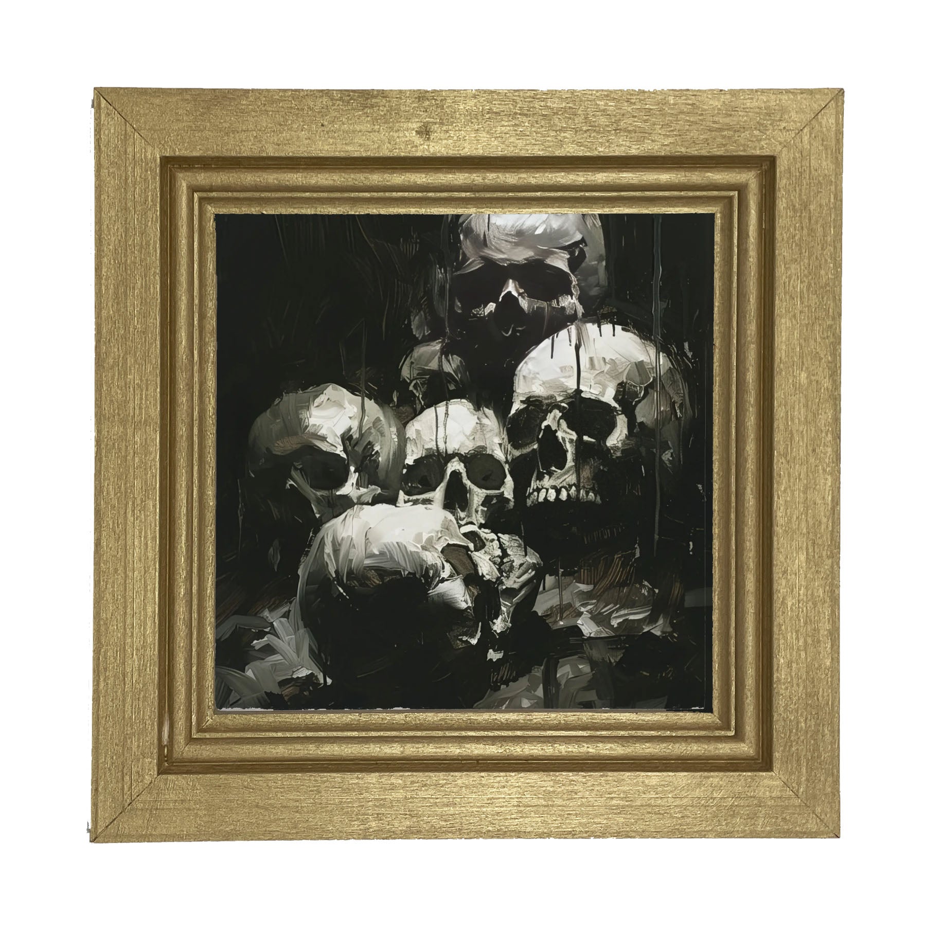 Spooky Skulls - Framed Art