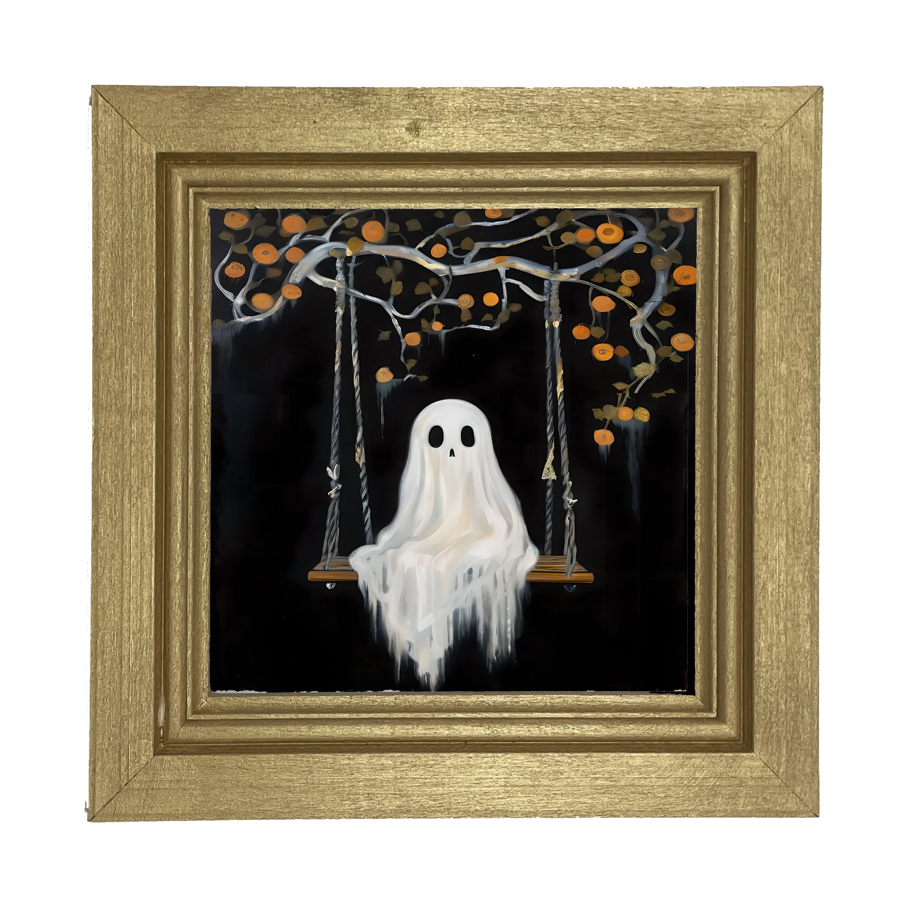 Ghost on a swing