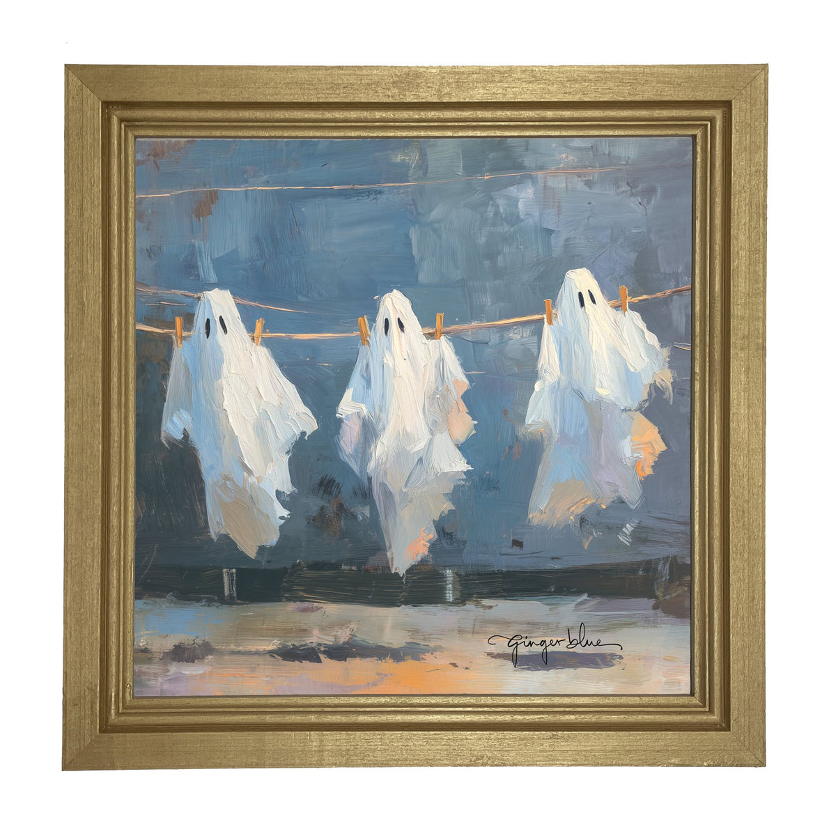 Freshly Washed Ghost Costumes - Framed Art