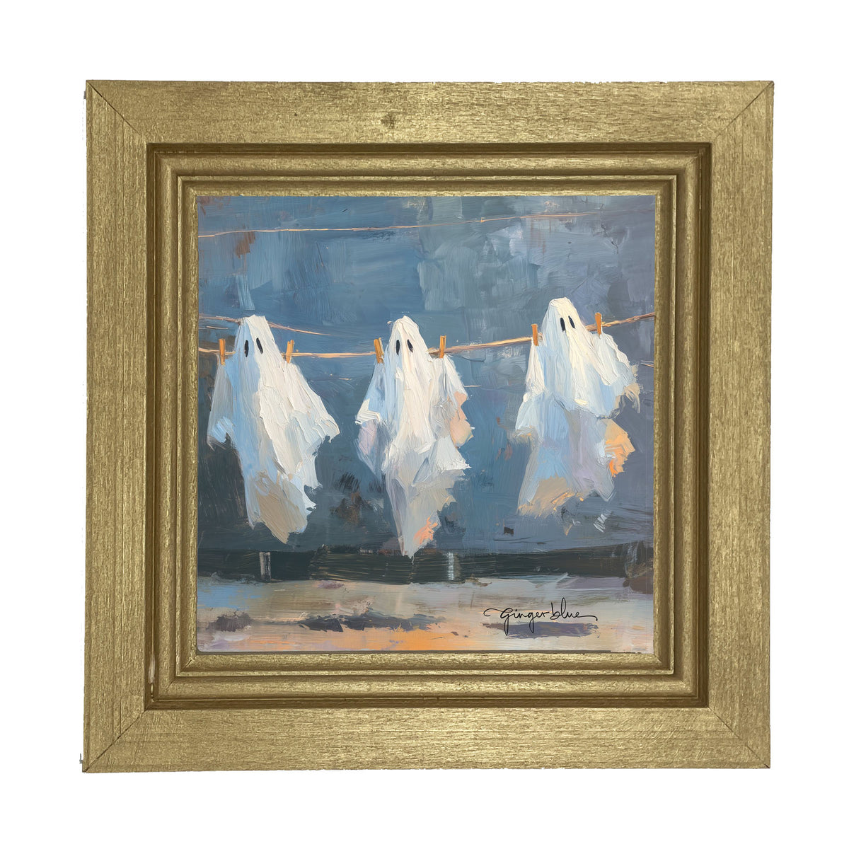 Freshly Washed Ghost Costumes - Framed Art