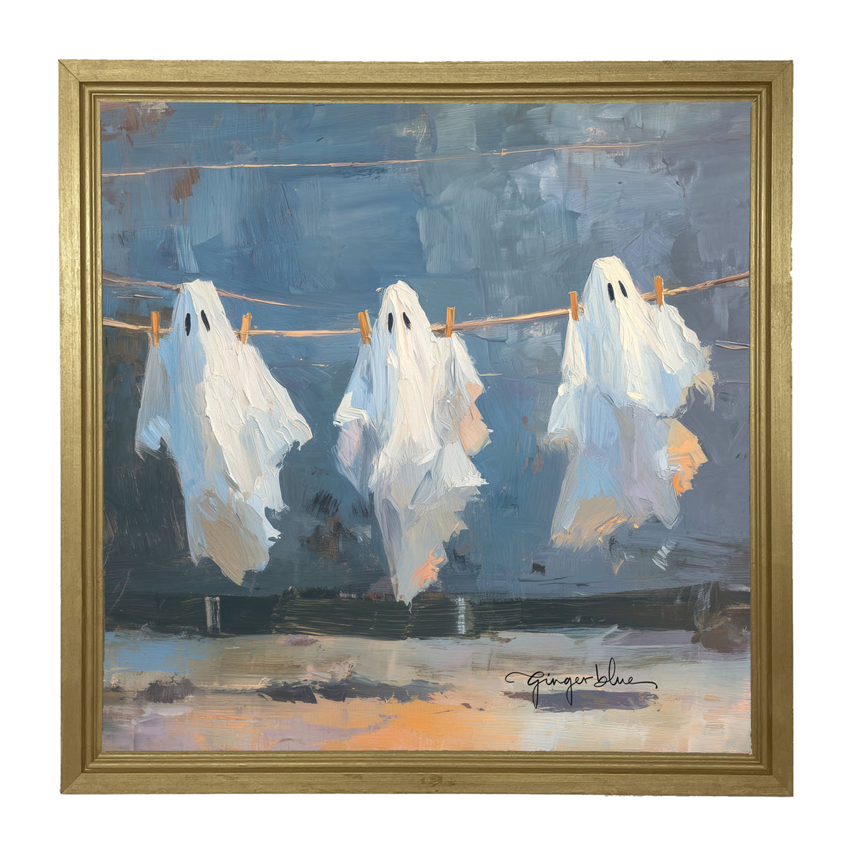 Freshly Washed Ghost Costumes - Framed Art