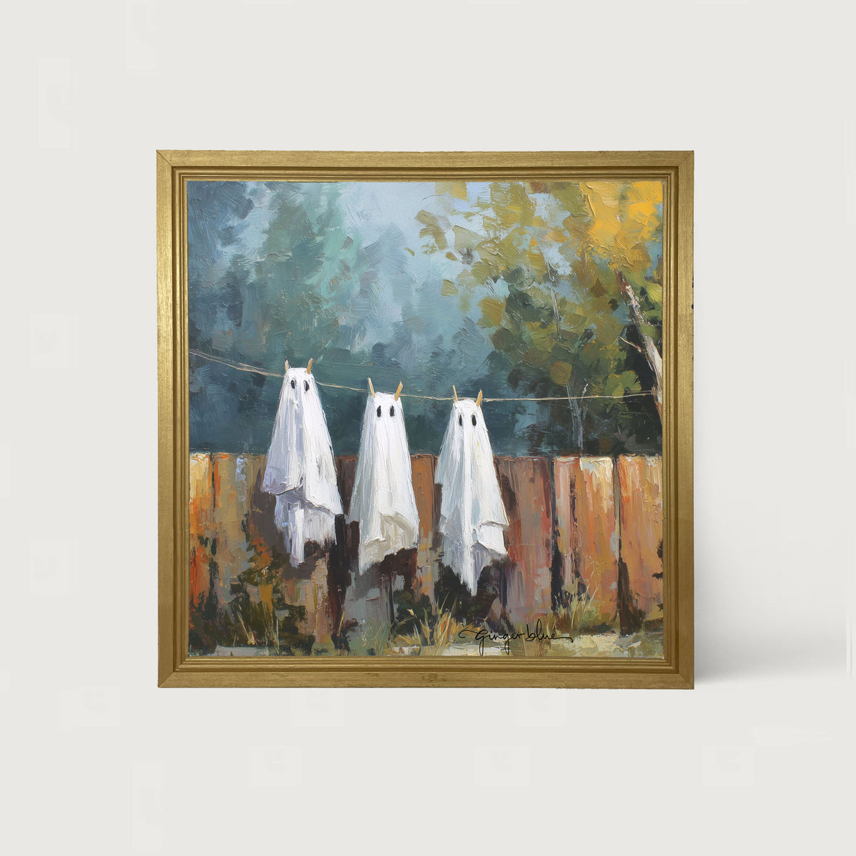 Ghost Costumes Drying
