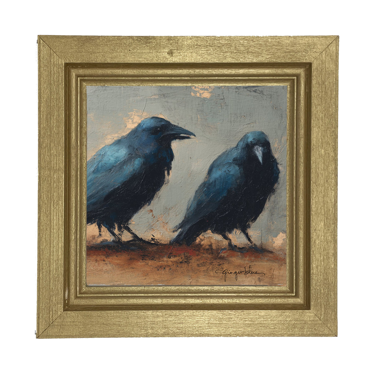 Two Crows - Framed Art
