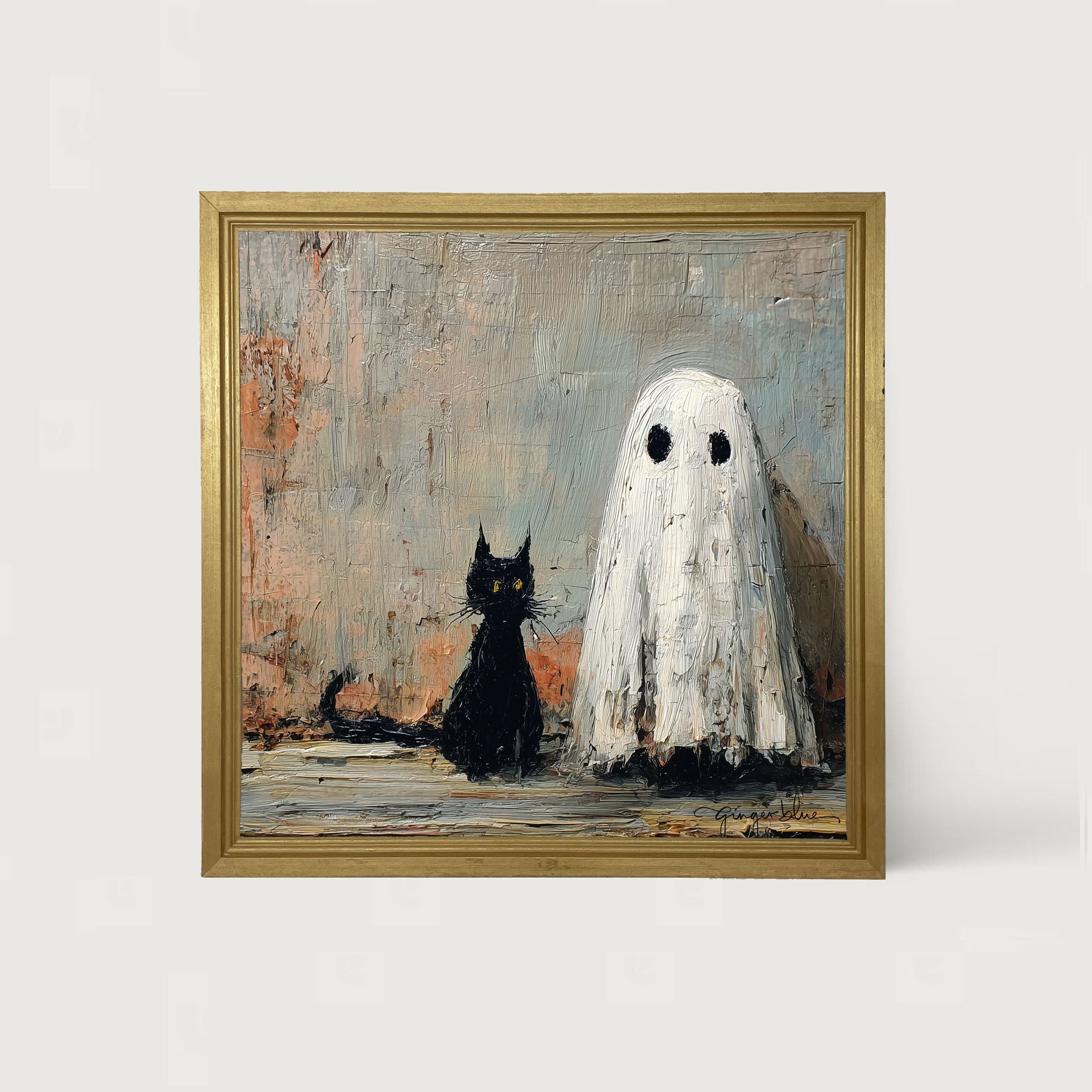 Black Cat and Ghost