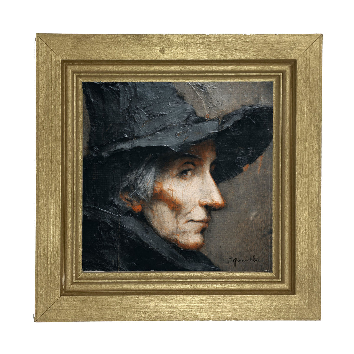 Witch Portrait - Framed Art