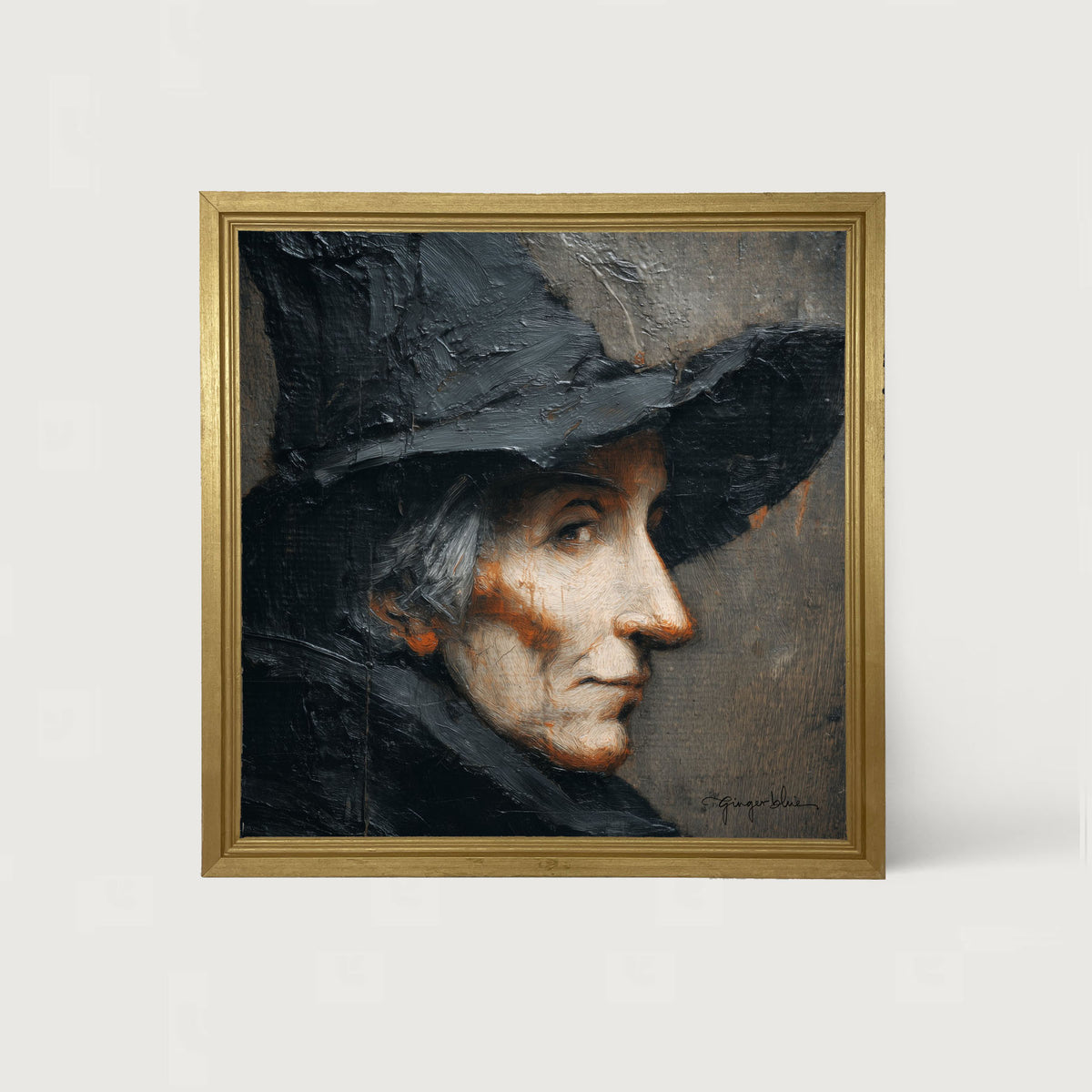 Witch Portrait - Framed Art