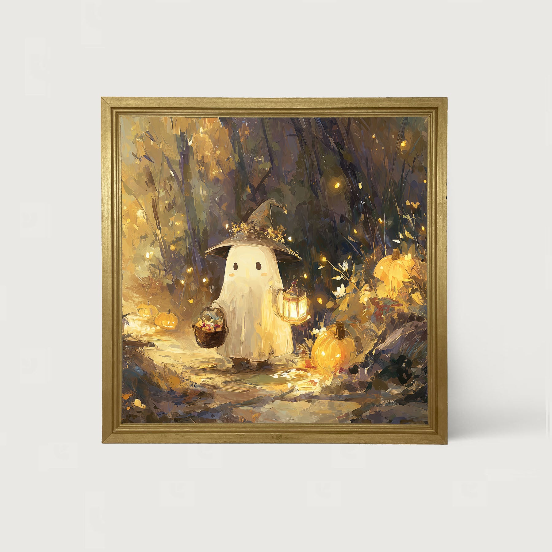 Halloween Friends - Ghost on Path