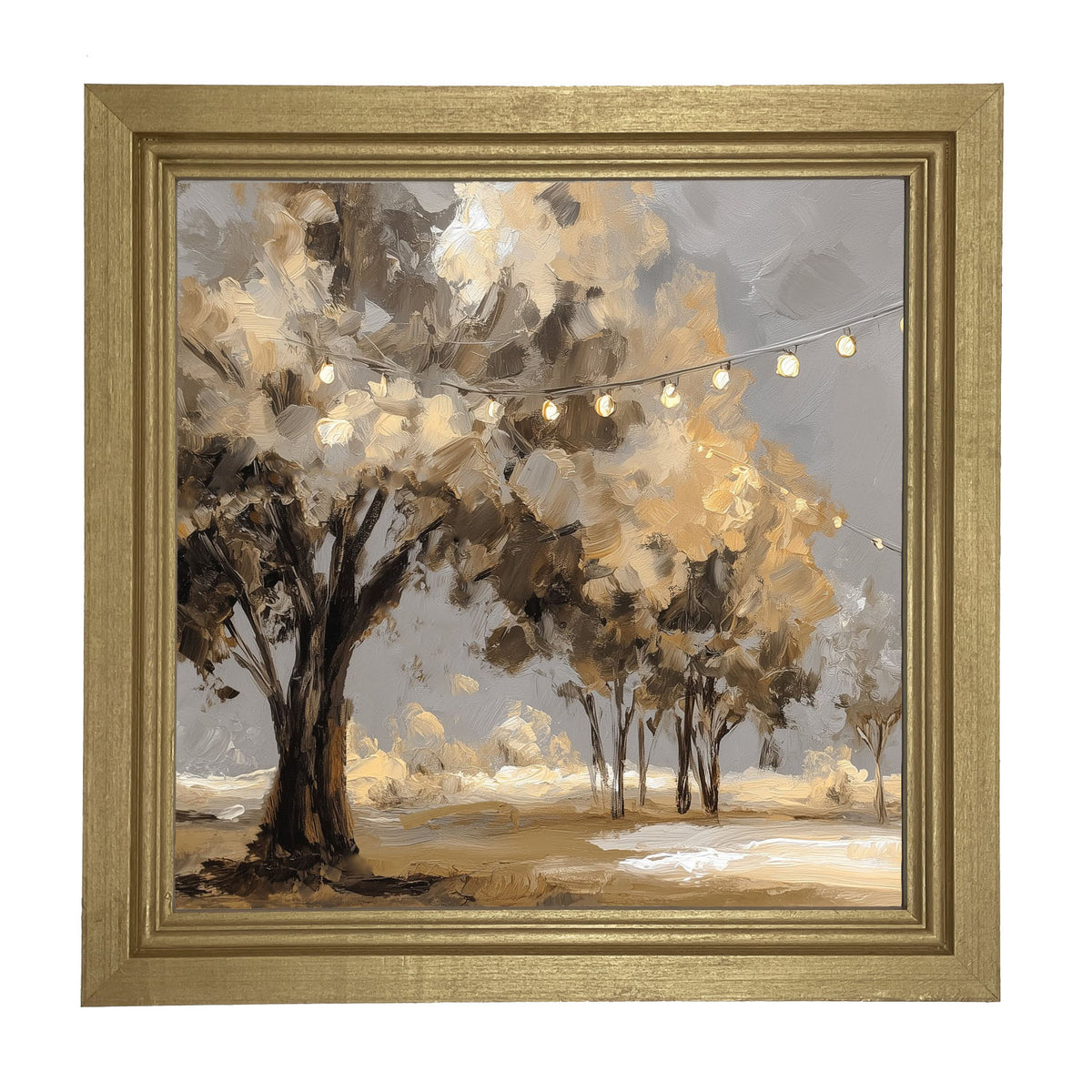 Summer Night Under the Lights - Framed Art