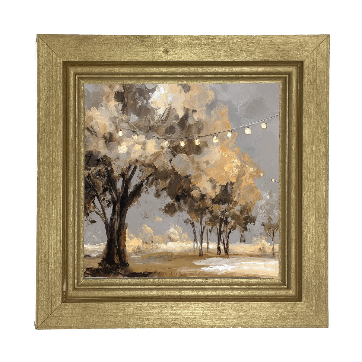 Summer Night Under the Lights - Framed Art