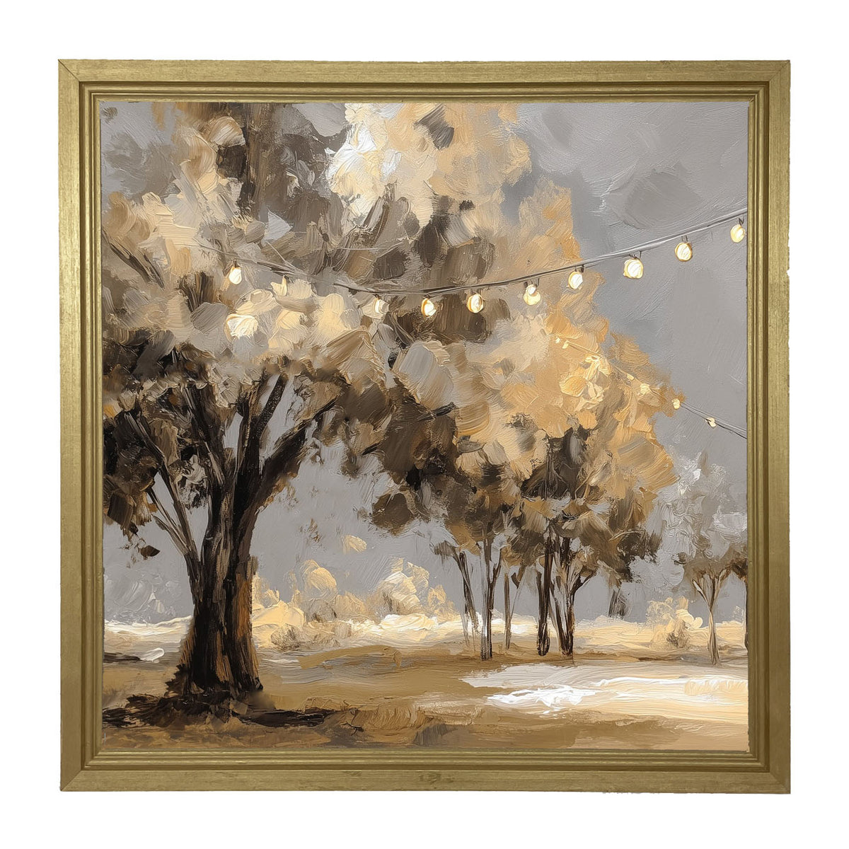 Summer Night Under the Lights - Framed Art