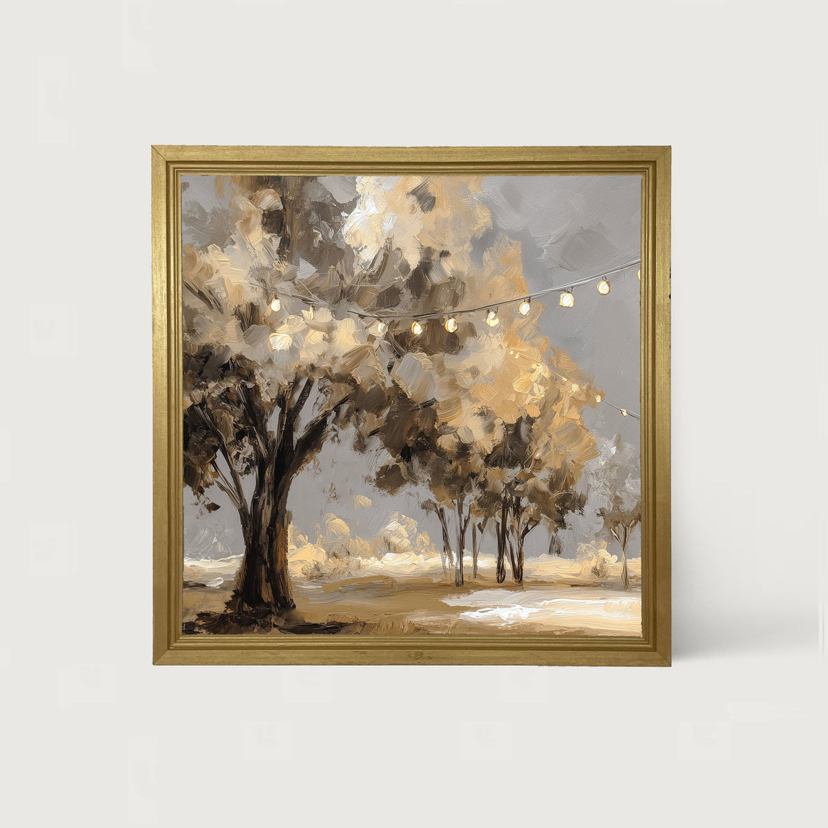 Summer Night Under the Lights - Framed Art