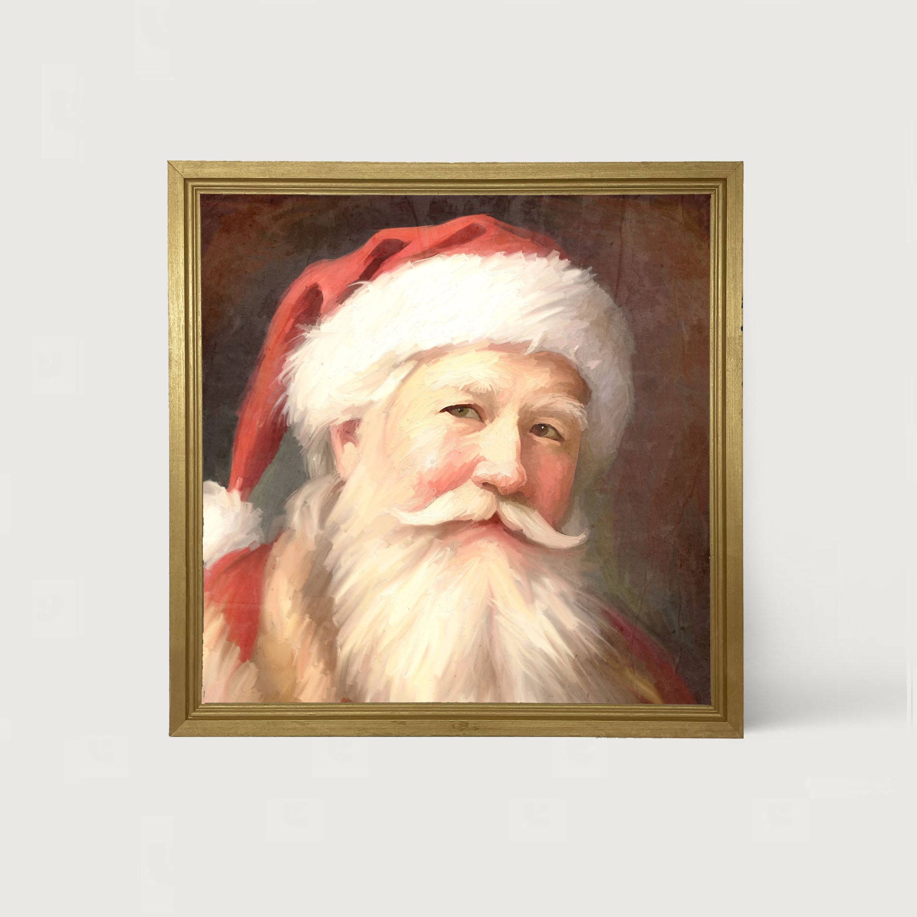 Santa portrait 13 - Framed Art