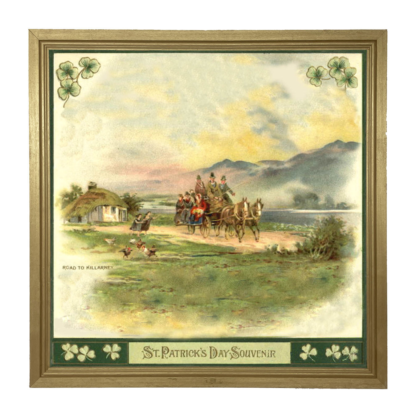 St. Patrick's Day Souvenir - Framed art