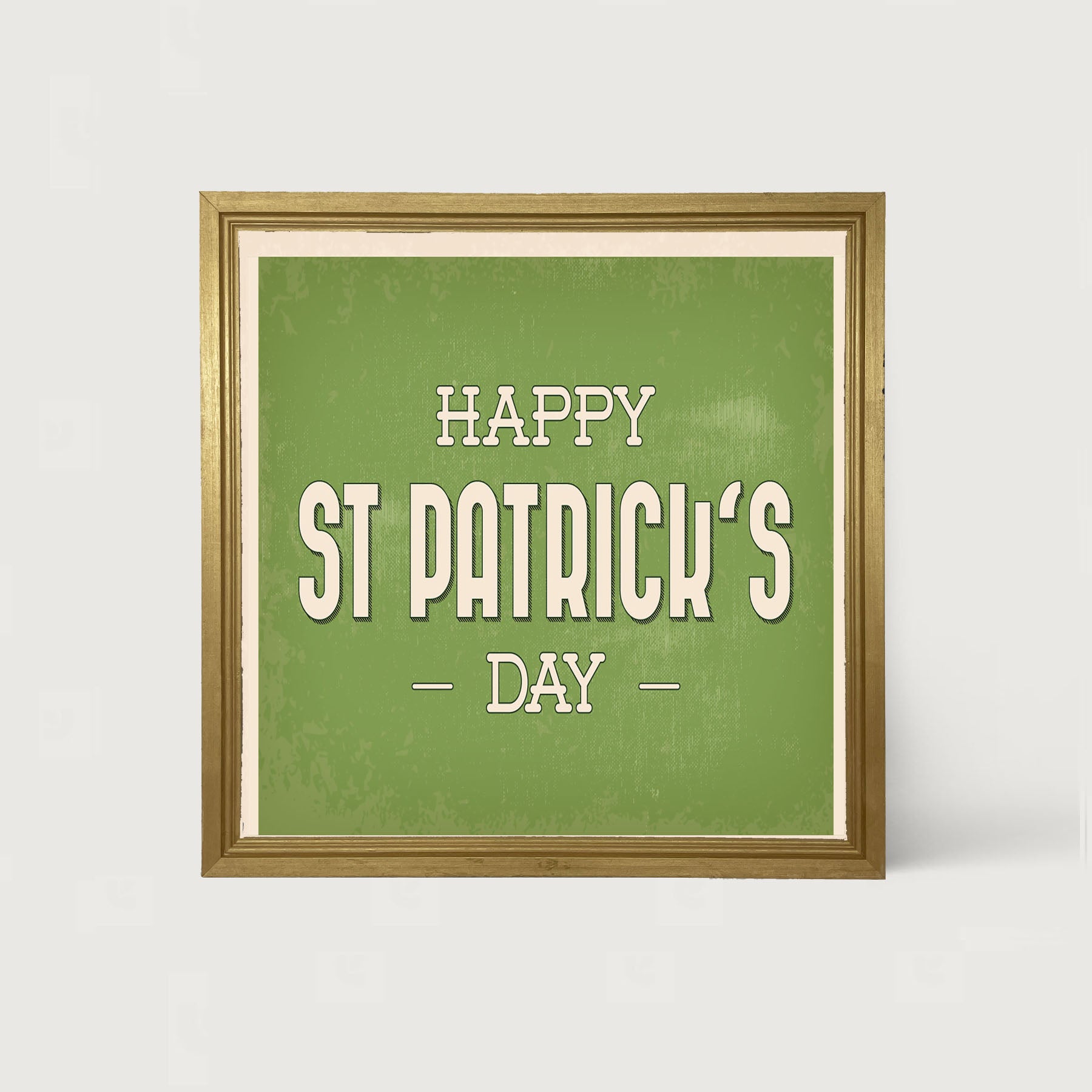 Happy St. Patrick's Day - Framed art