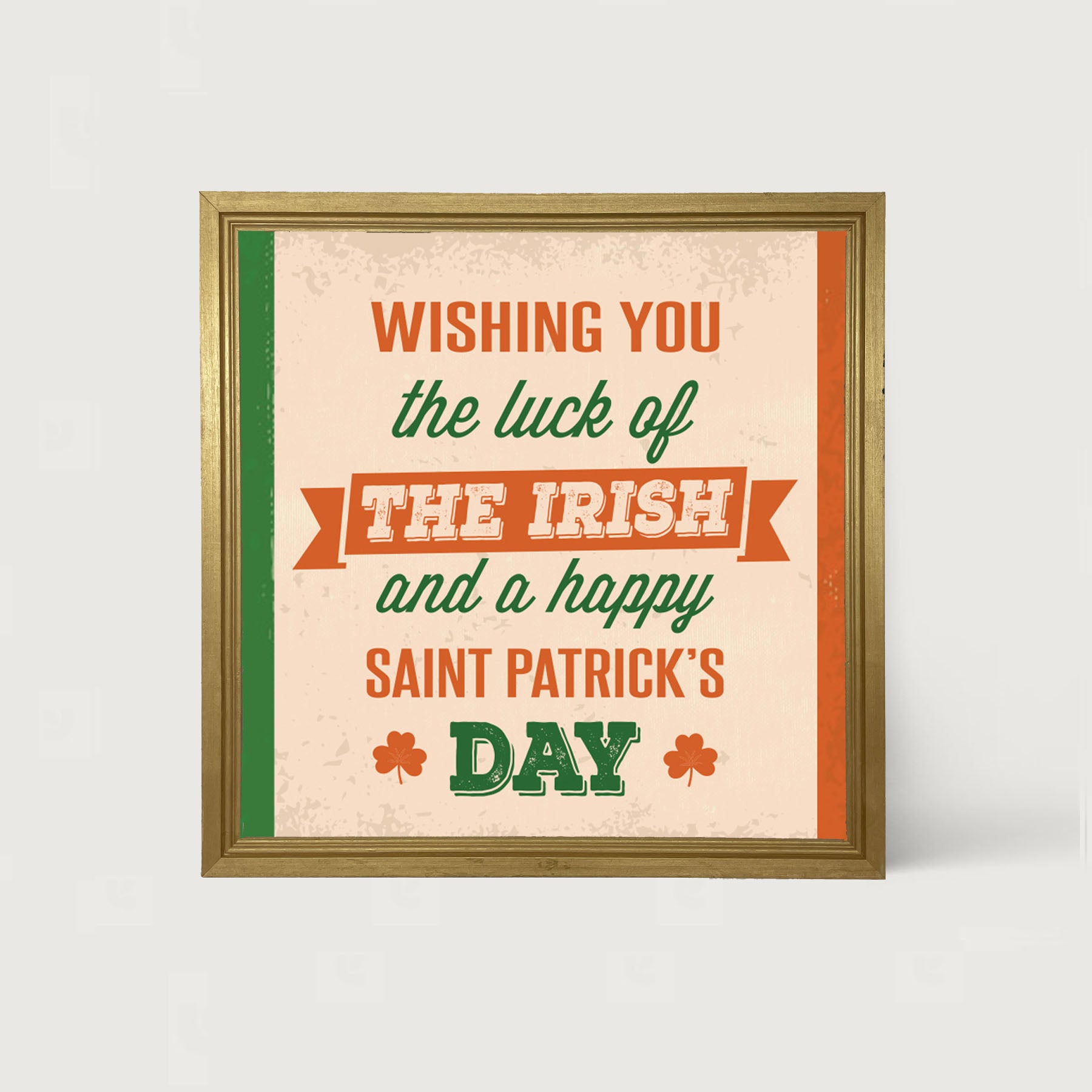 St. Patrick's Day - Luck of The Irish - Framed art