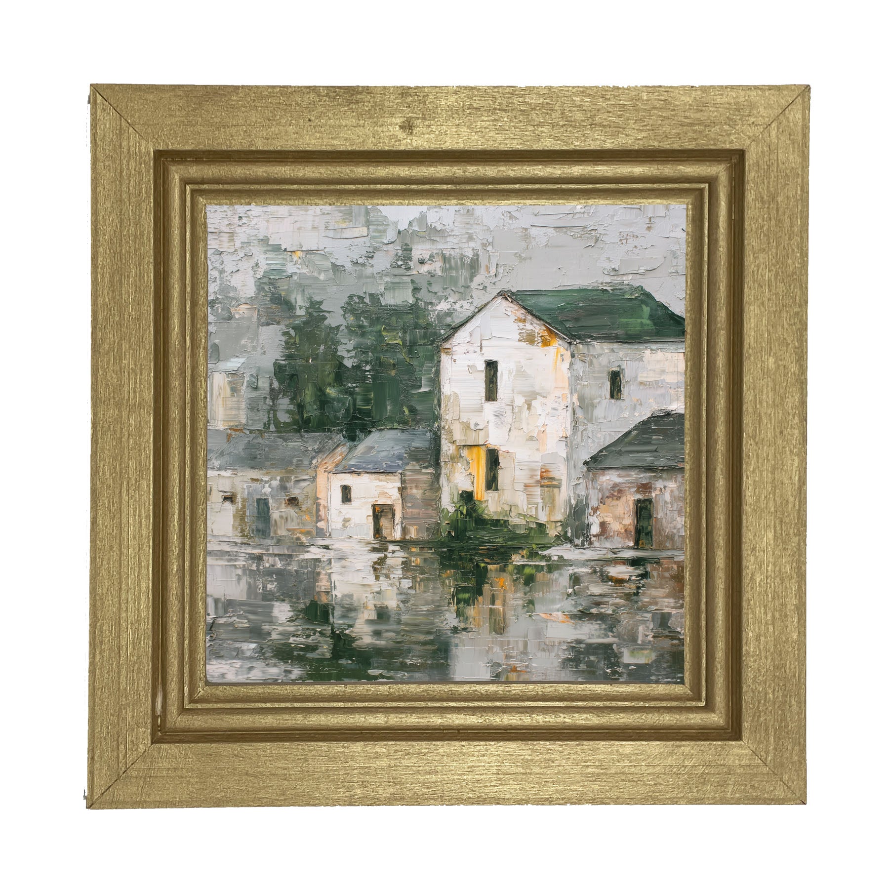 St. Patrick's - Village - Framed Art