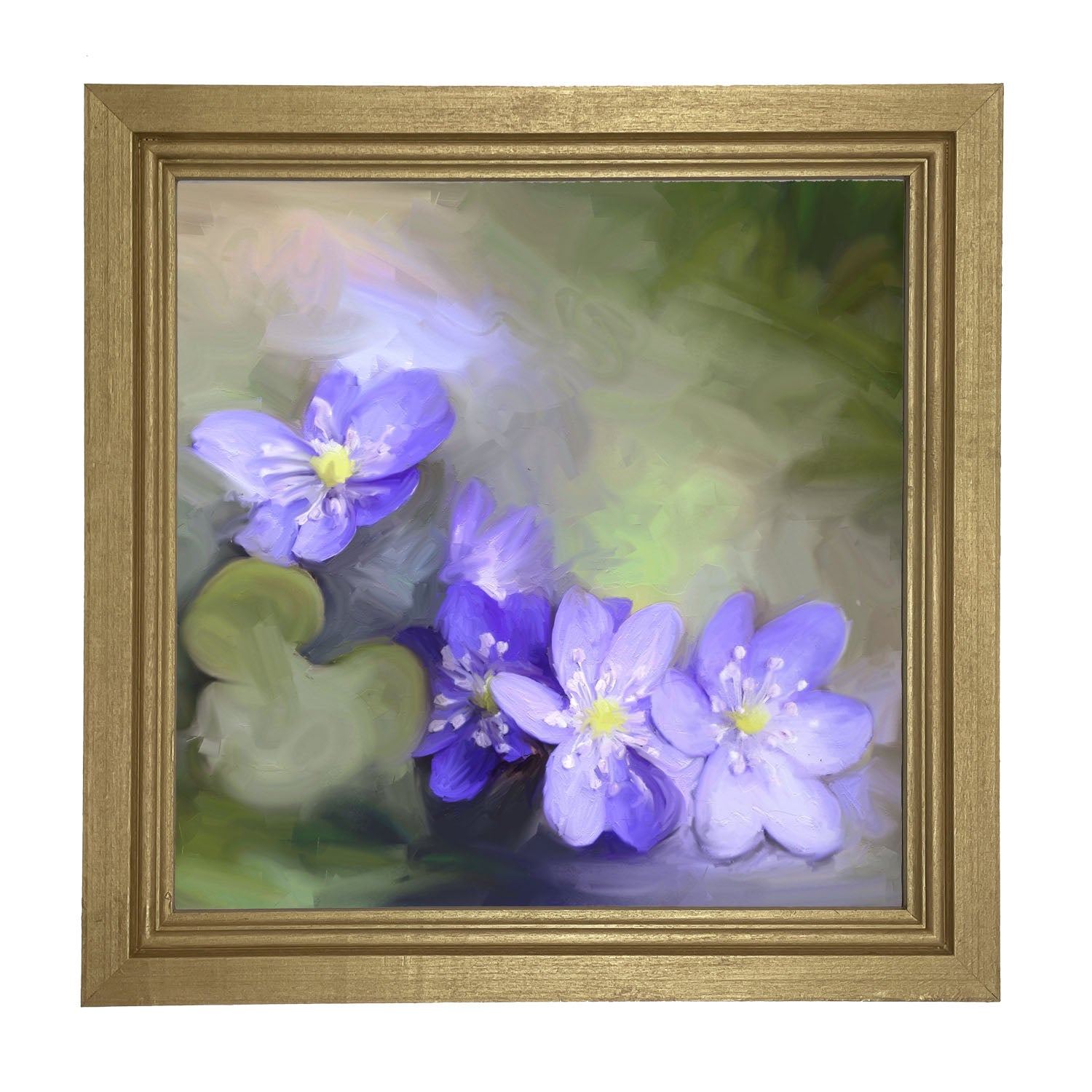 Purple Blooms - Framed art