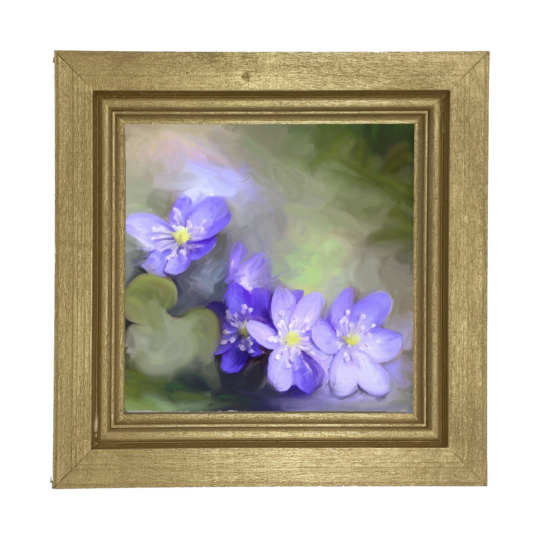 Purple Blooms - Framed art