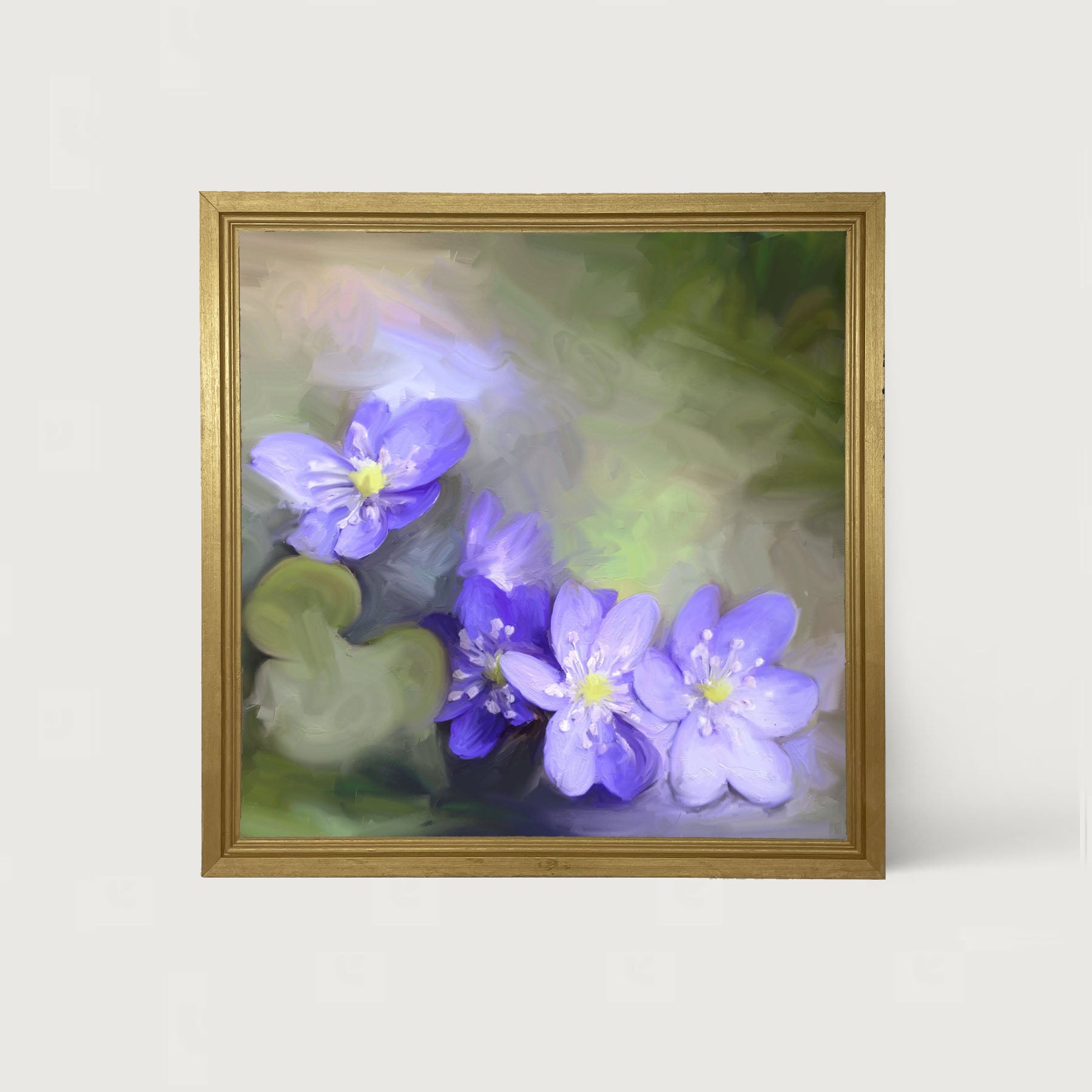 Purple Blooms - Framed art