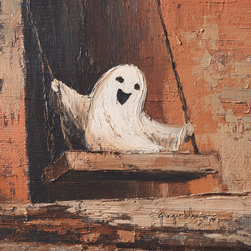 Ghost Enjoying a Swing