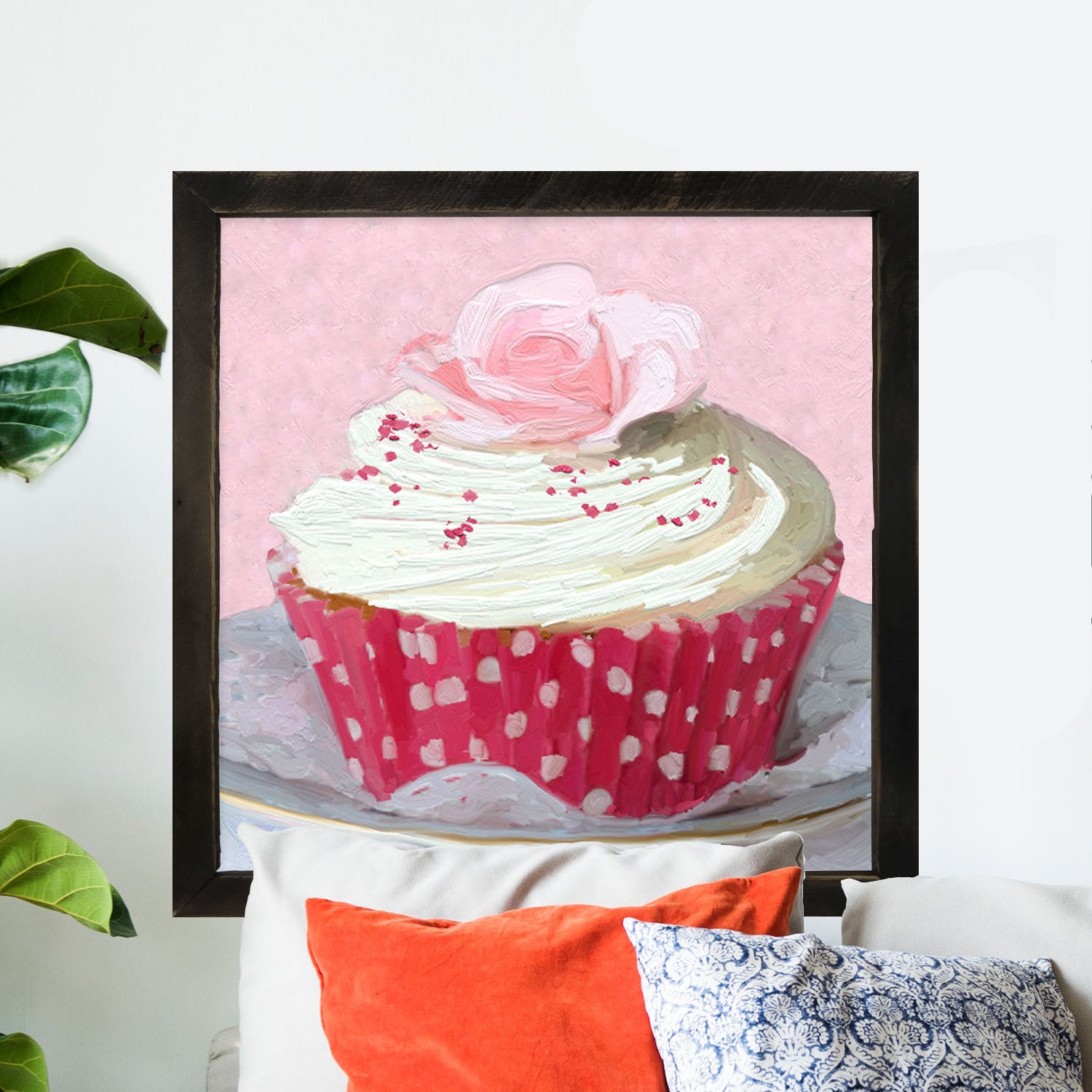 Light Pink Rose Cupcake