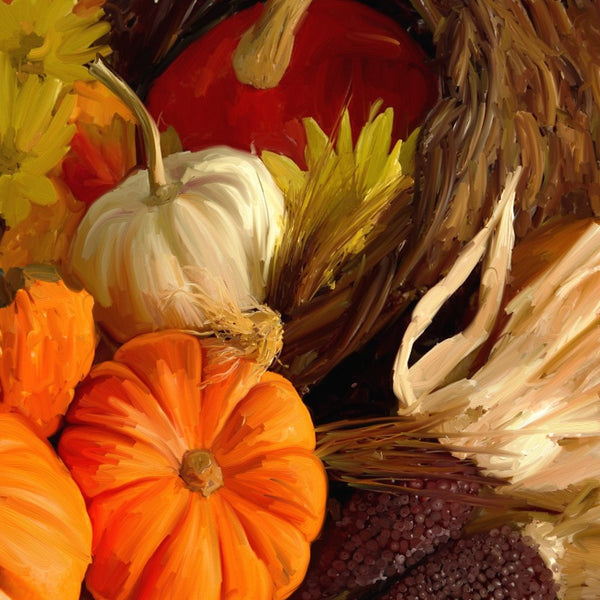 Pumpkins and Indian Corn