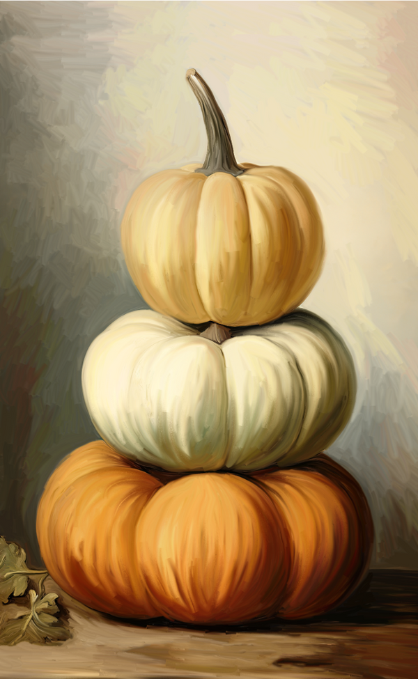 Stacked Pumpkins