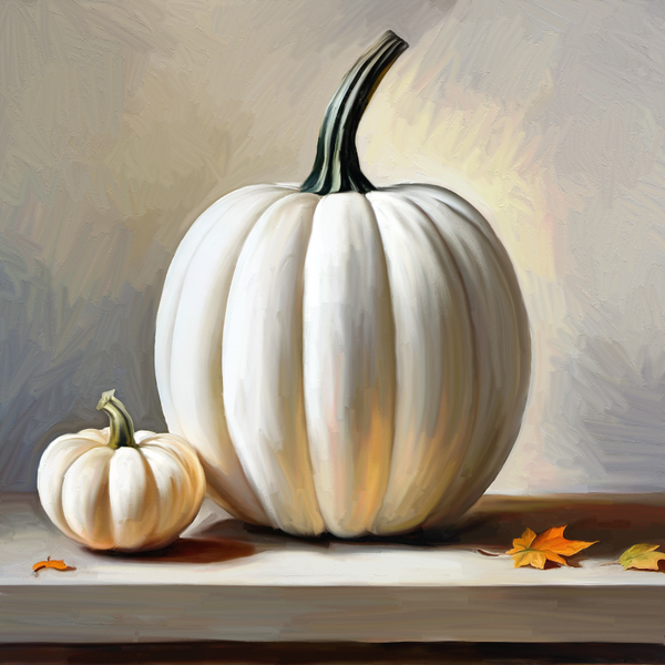 White Pumpkin Still life