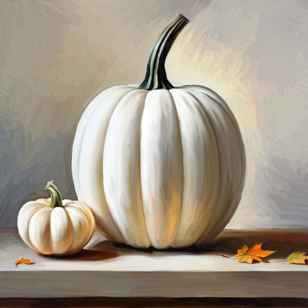 Original orders Acrylic Still Life Pumpkin Painting