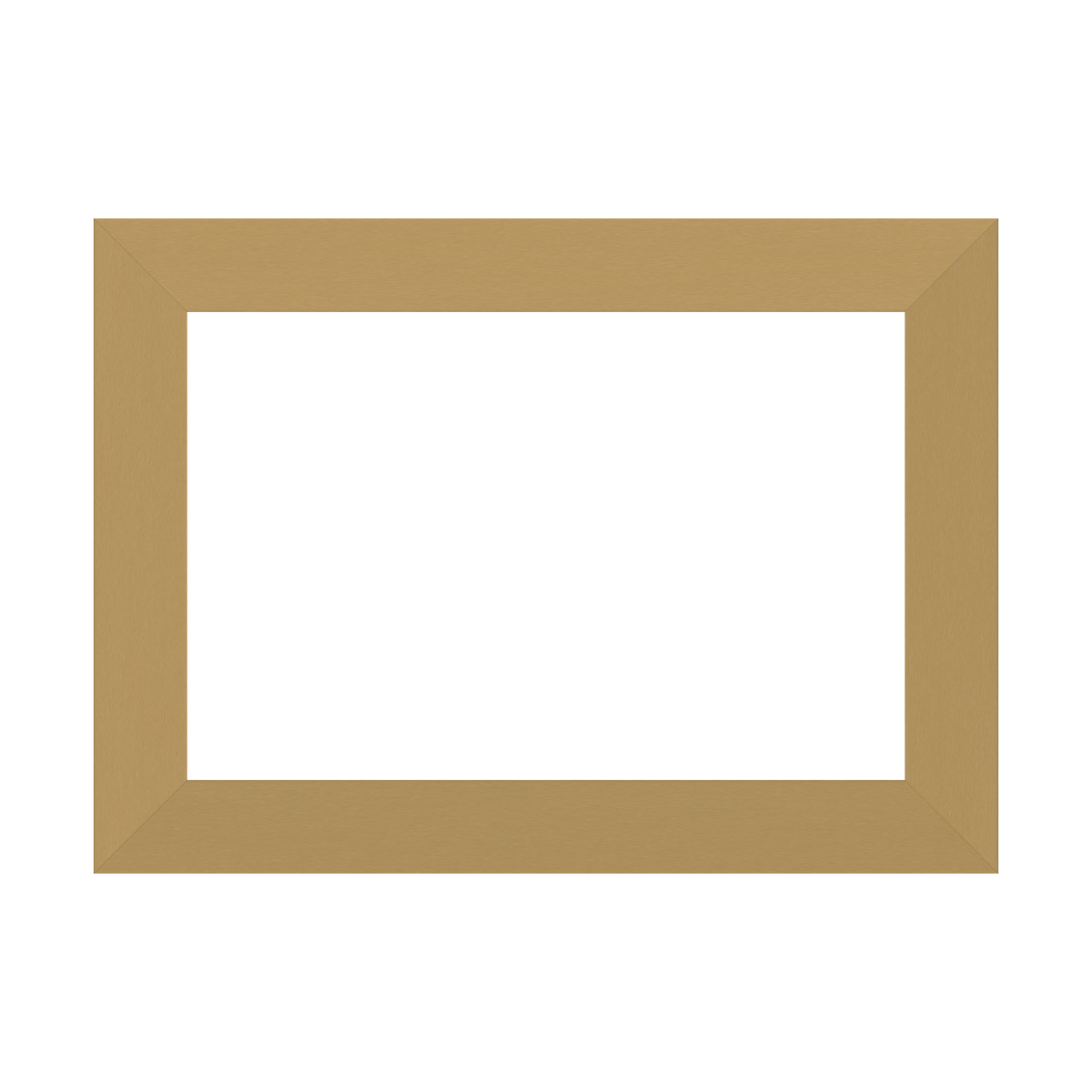 Modern magnet frame, HS 14.5 x 10.5 inches, Rust-Oleum Metallic Gold, 1.5-inch molding