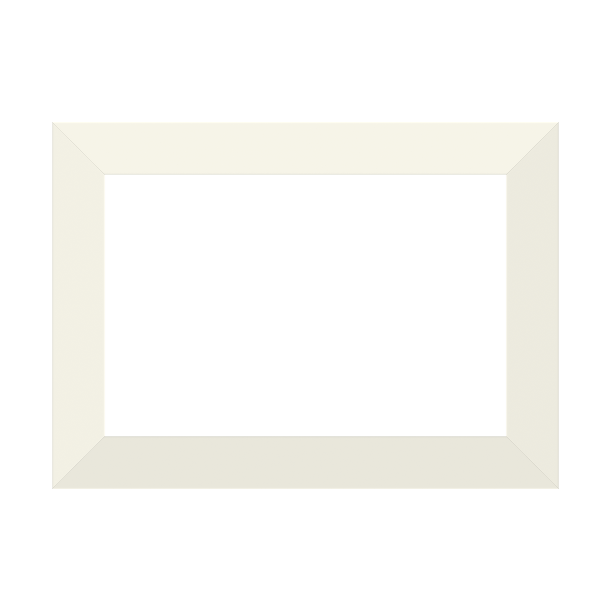 Modern magnet frame, HS 14.5 x 10.5 inches, Heirloom White, 1.5-inch molding