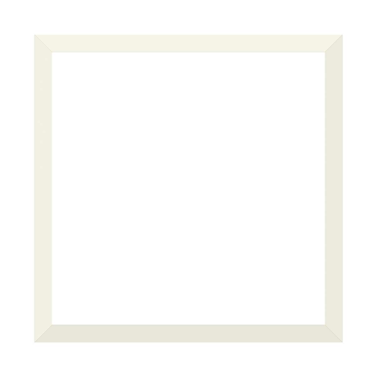 Modern magnet frame, XL 26 x 26 inches, Heirloom White, 1.5-inch molding