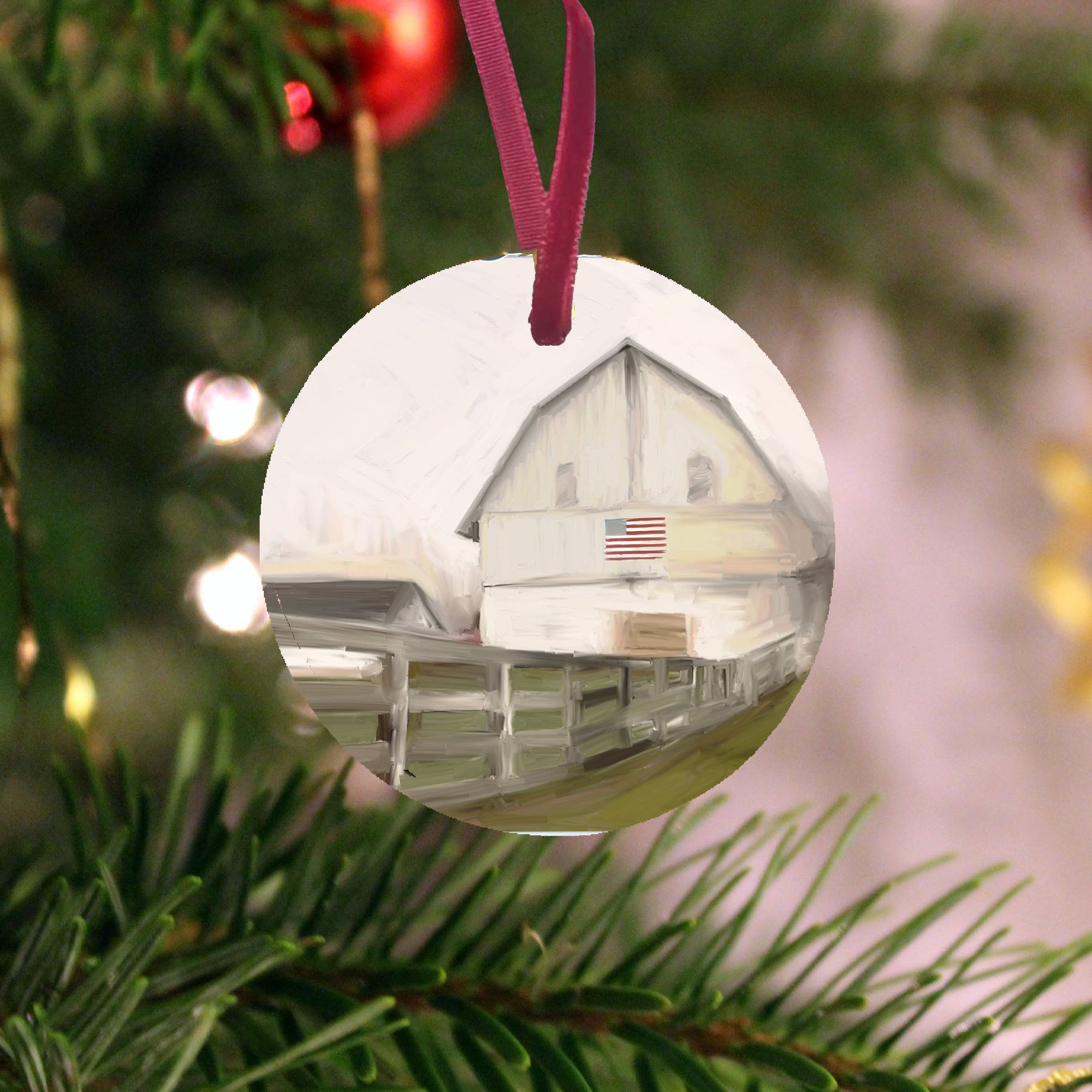 American Barn - Ornament