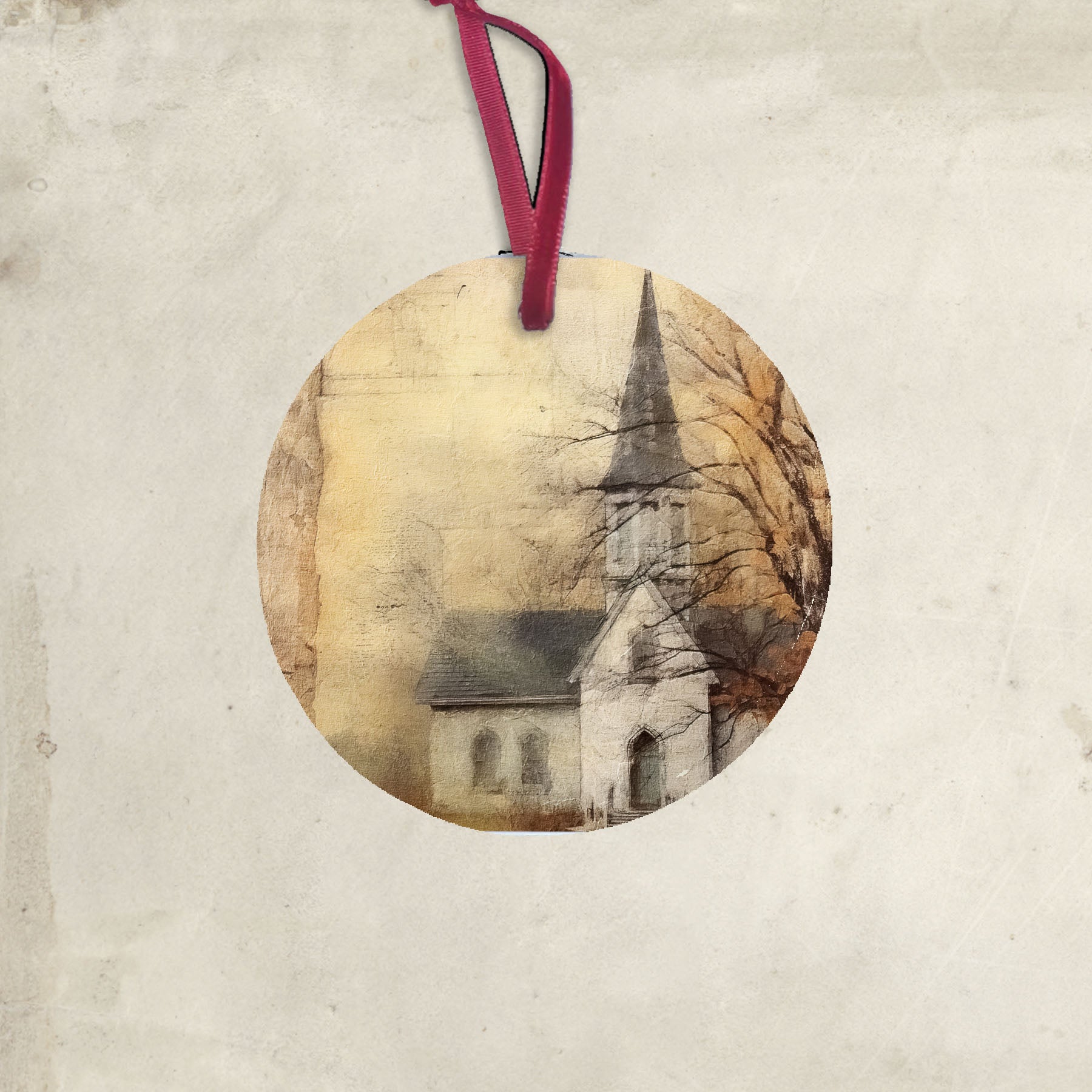 Autumn Church 1 - Ornament