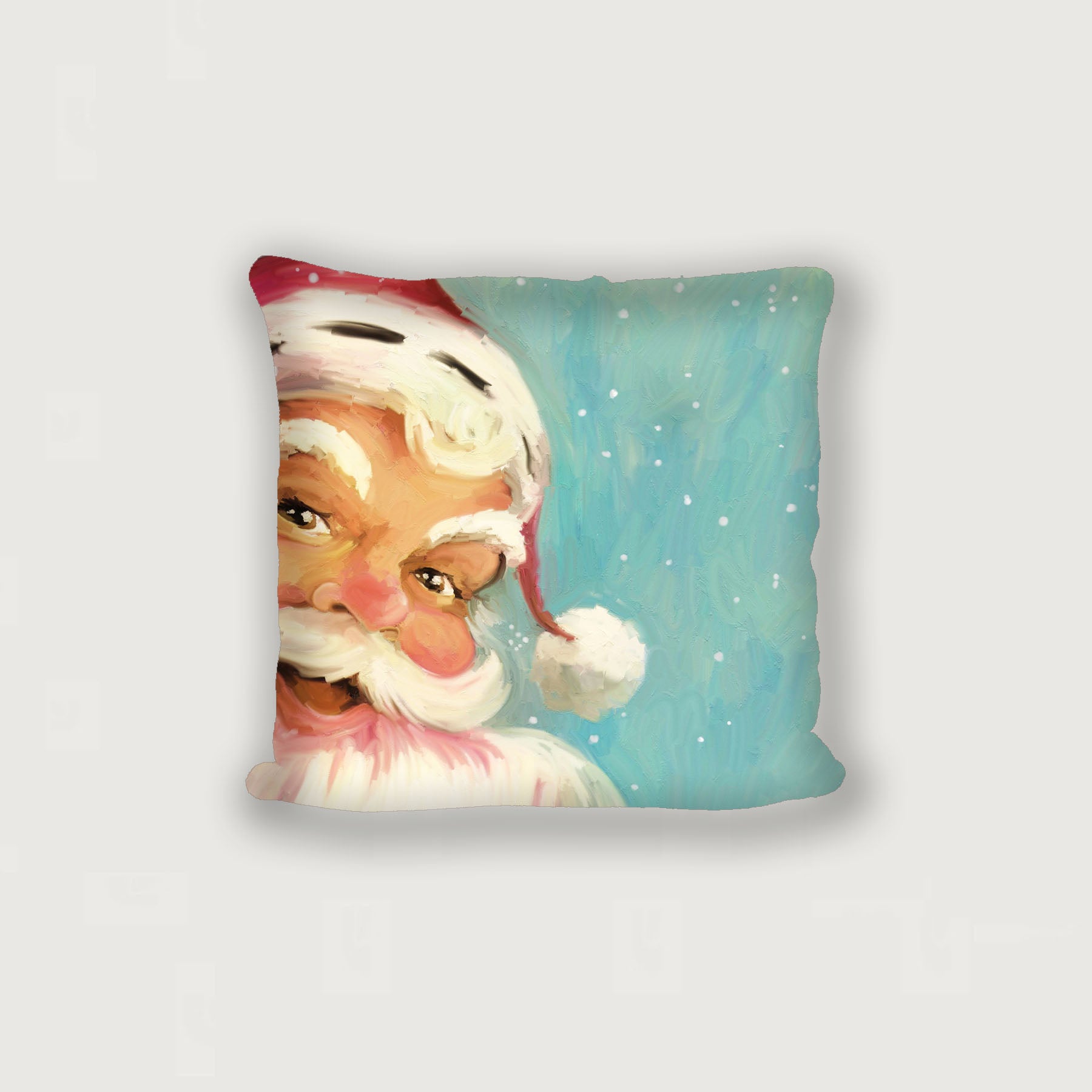 Aqua Santa - Pillow