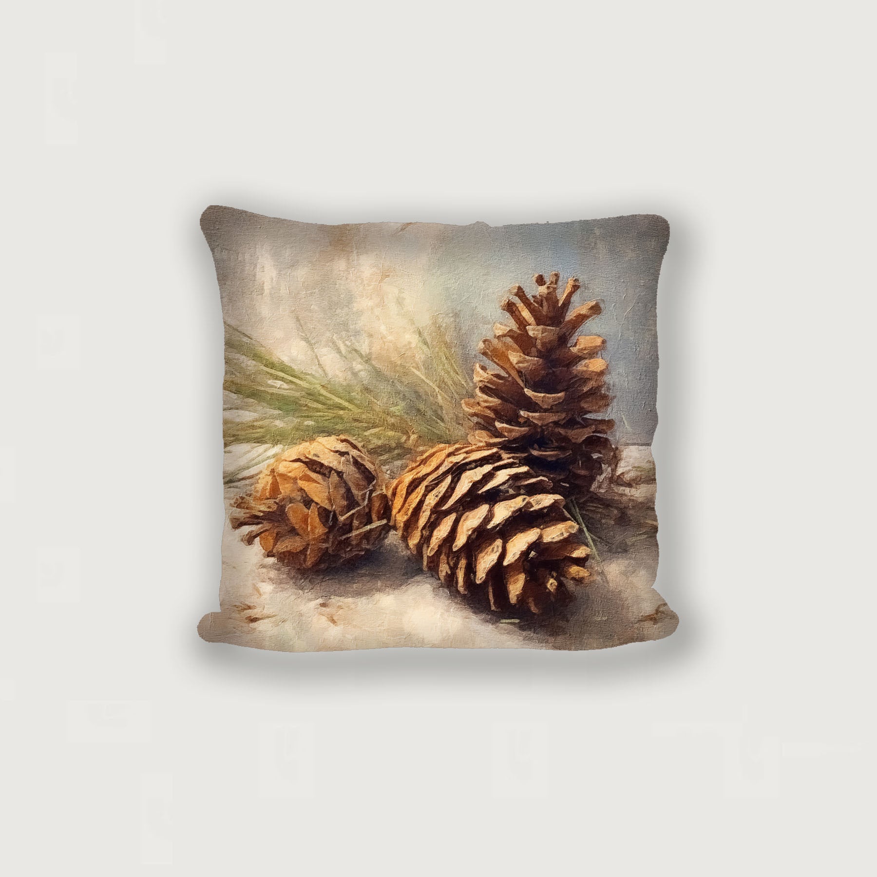 Pine cone closeup - Pillow