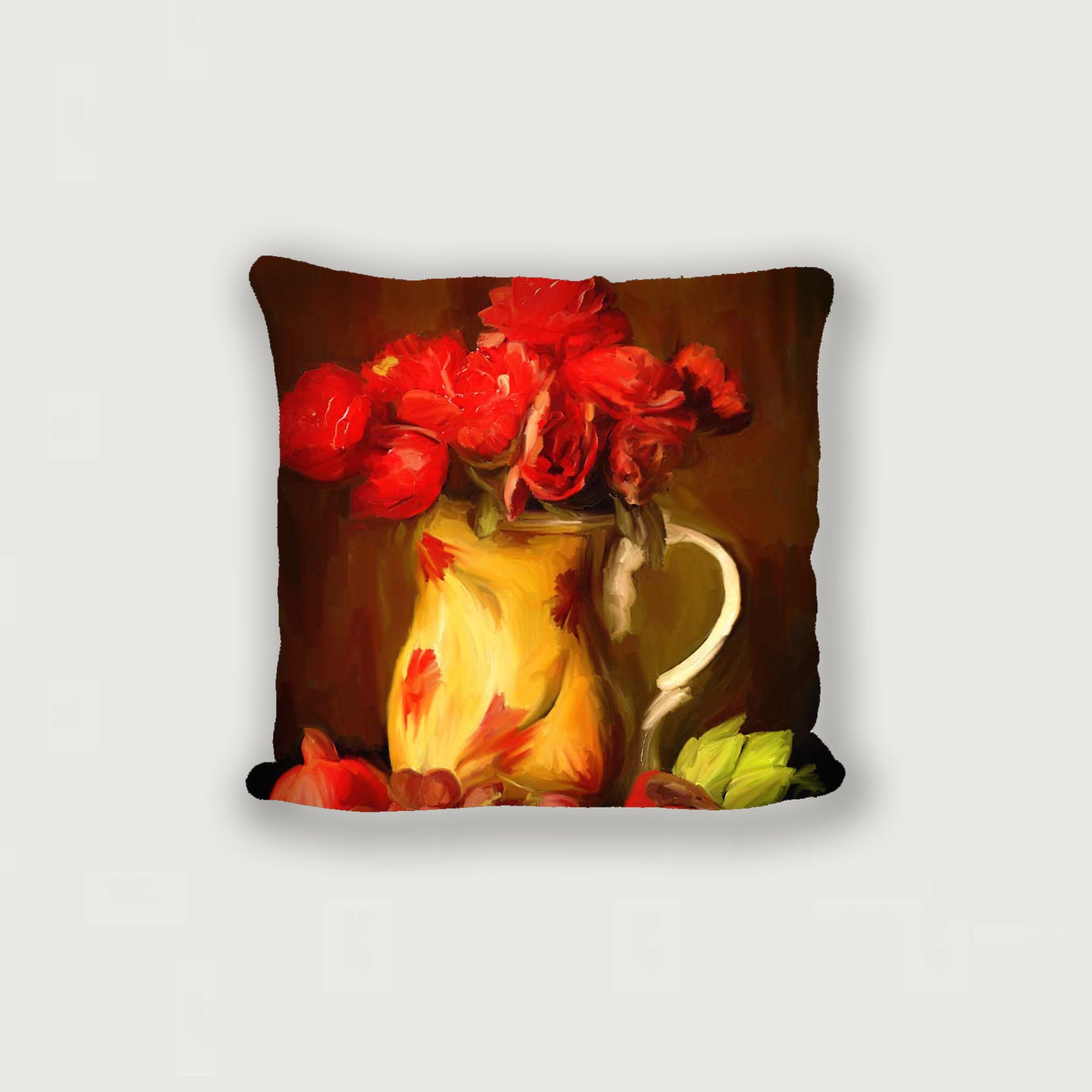 Yellow Vase - Pillow