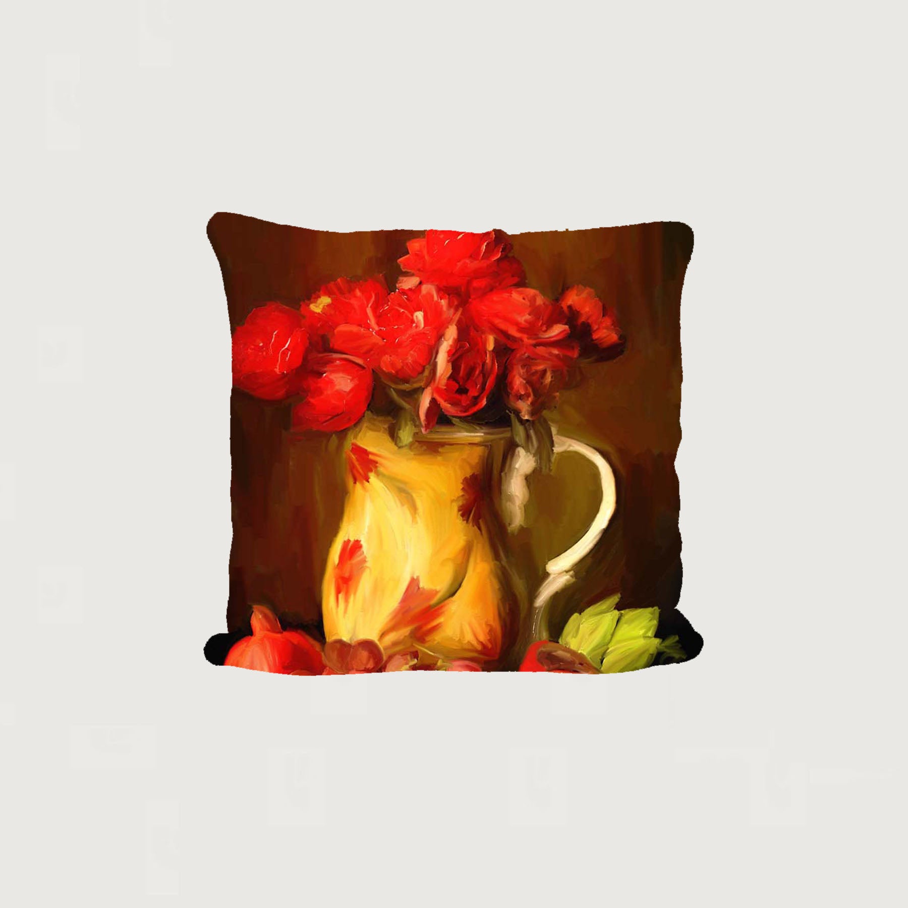 Yellow Vase - Pillow